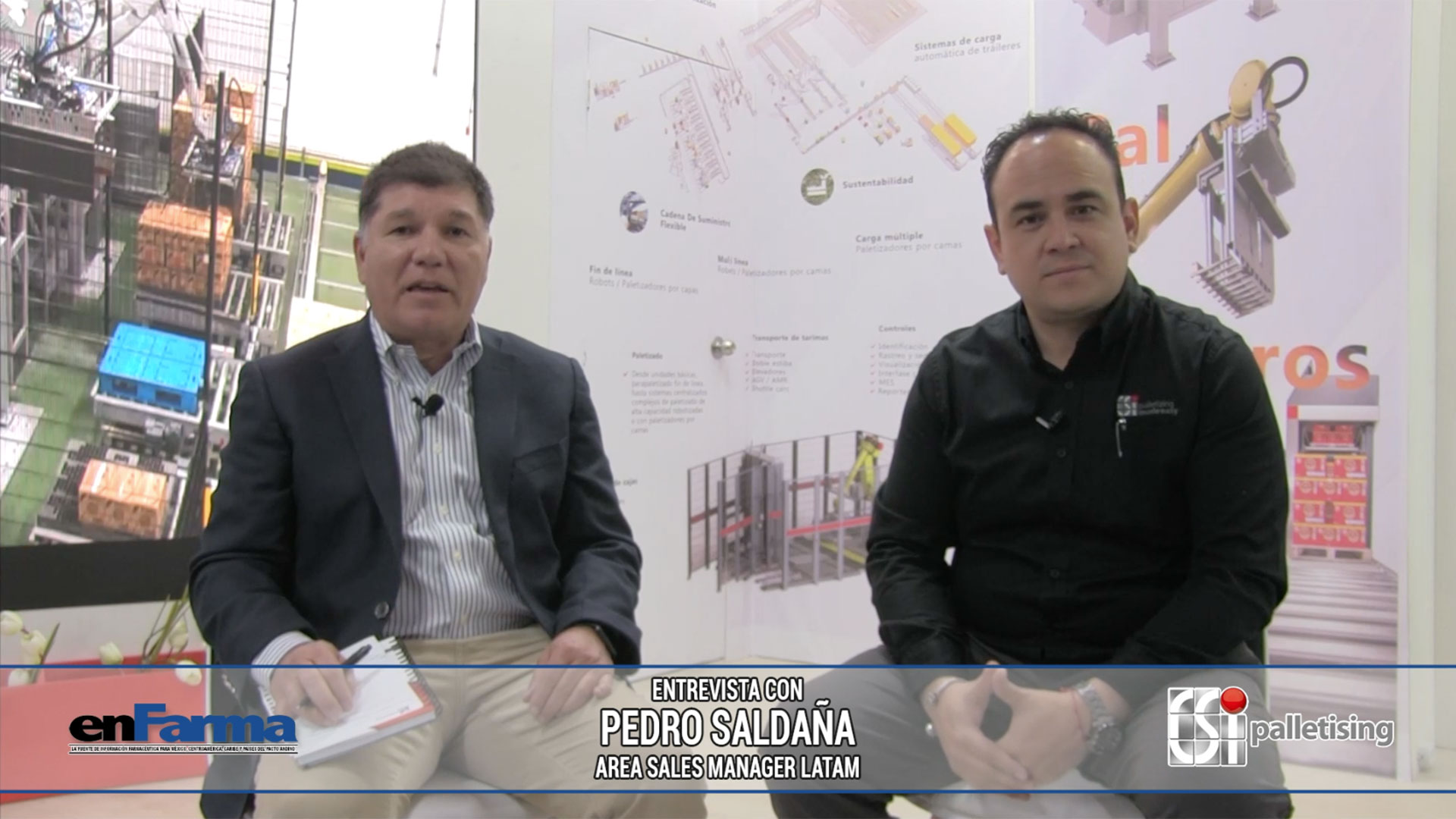 Entrevista a Pedro Saldaña y Danny Pauwels - CSI Palletising 