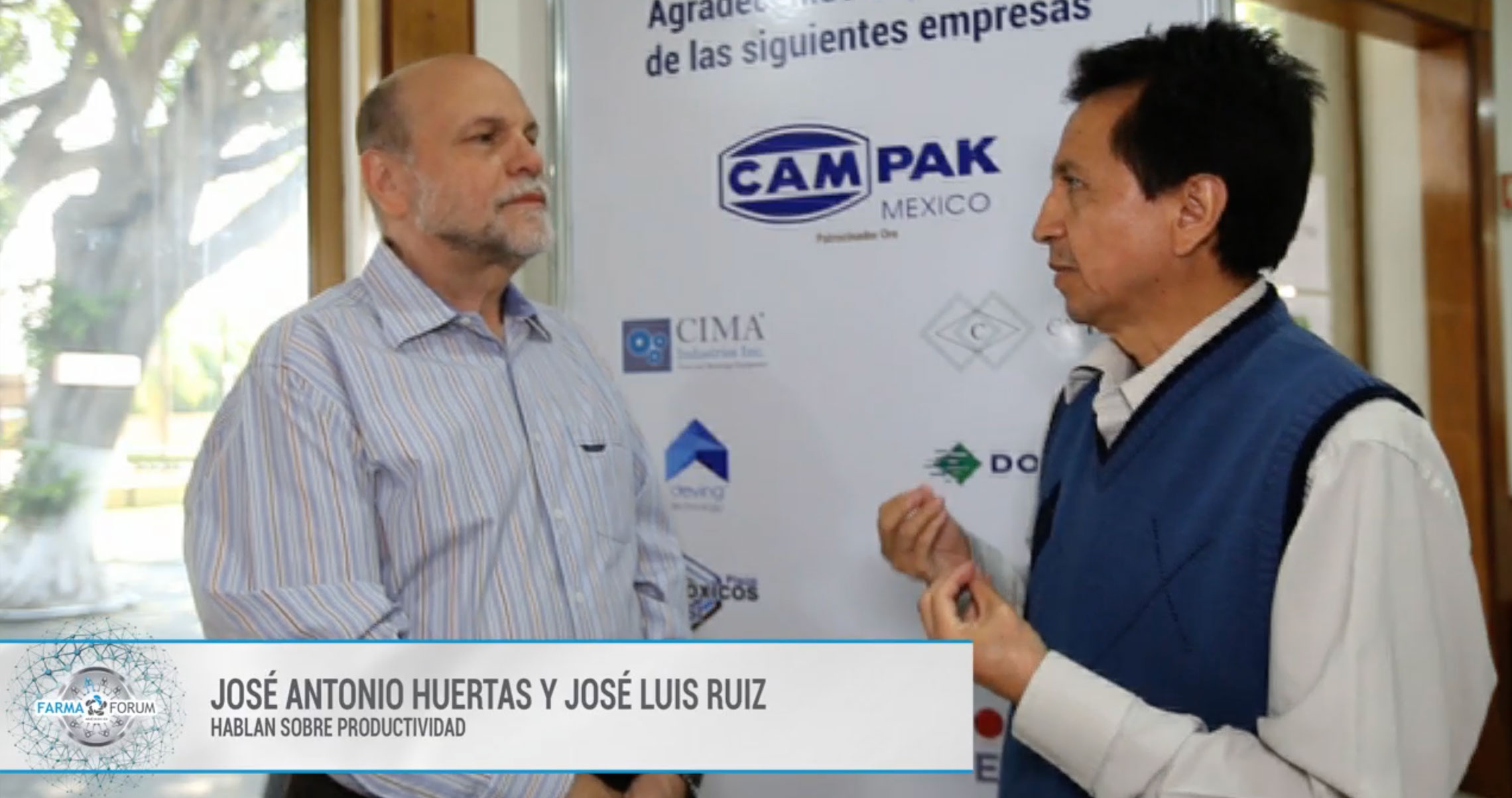 José Antonio Huertas y José Luis Ruiz en el FarmaForum México 2019